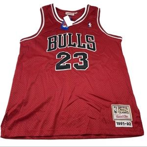 New Chicago Bulls Mitchell & Ness Michael Jordan￼ Jersey Original 1991-1992